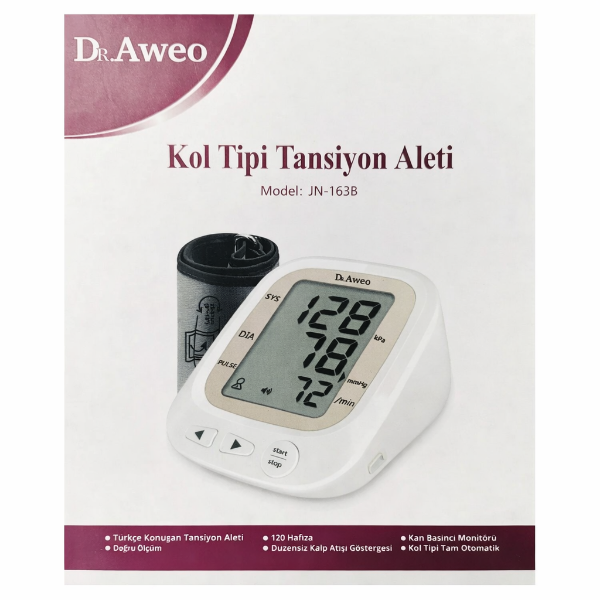 Dr. Aweo Kol Tipi Tansiyon Aleti JN-163B